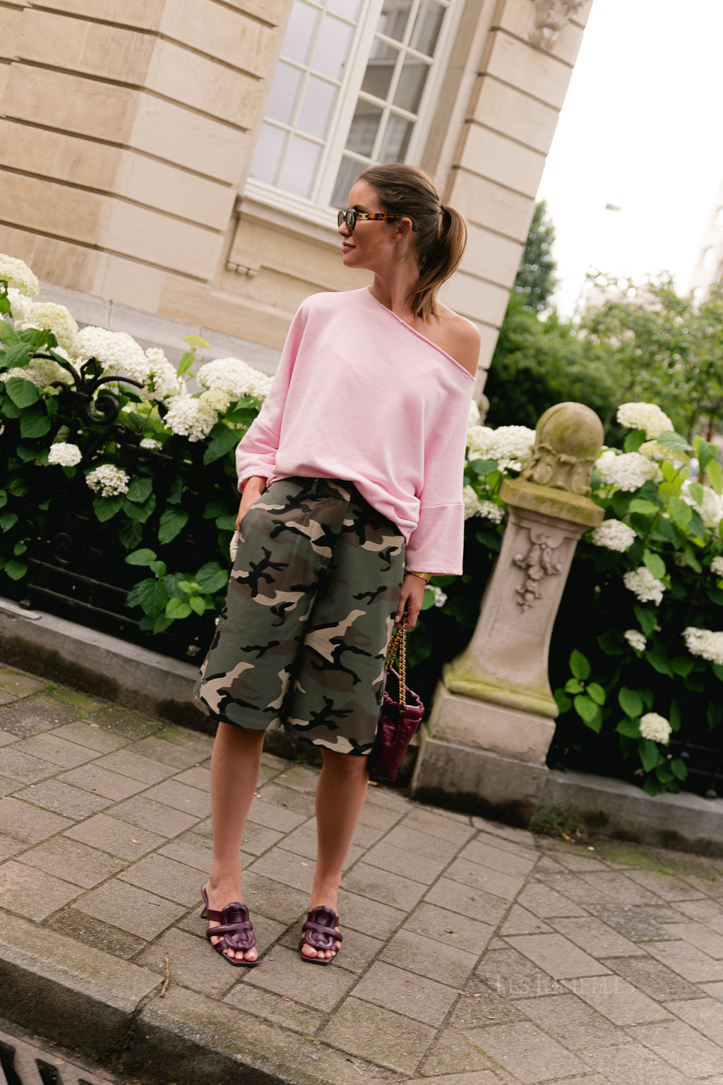 Emily oversized shirt pink