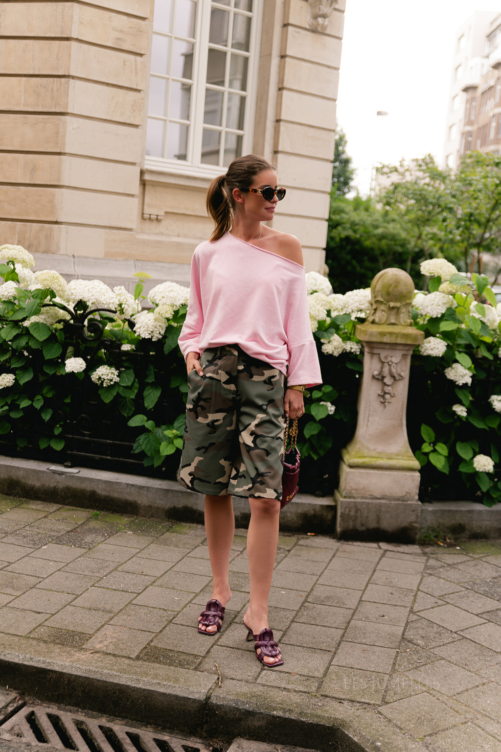 Emily oversized shirt pink