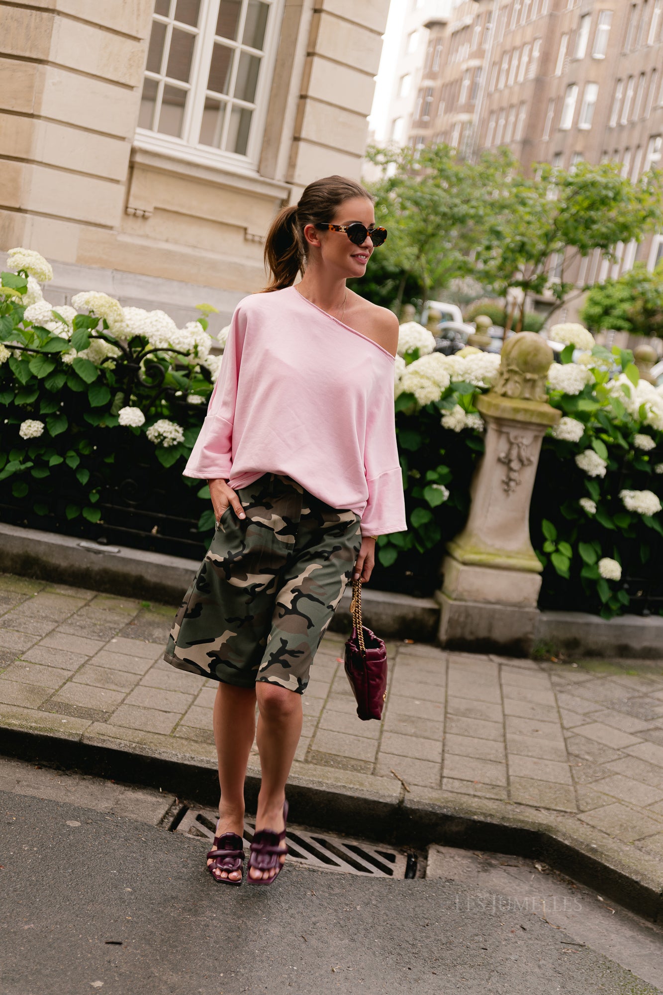 Emily oversized shirt pink