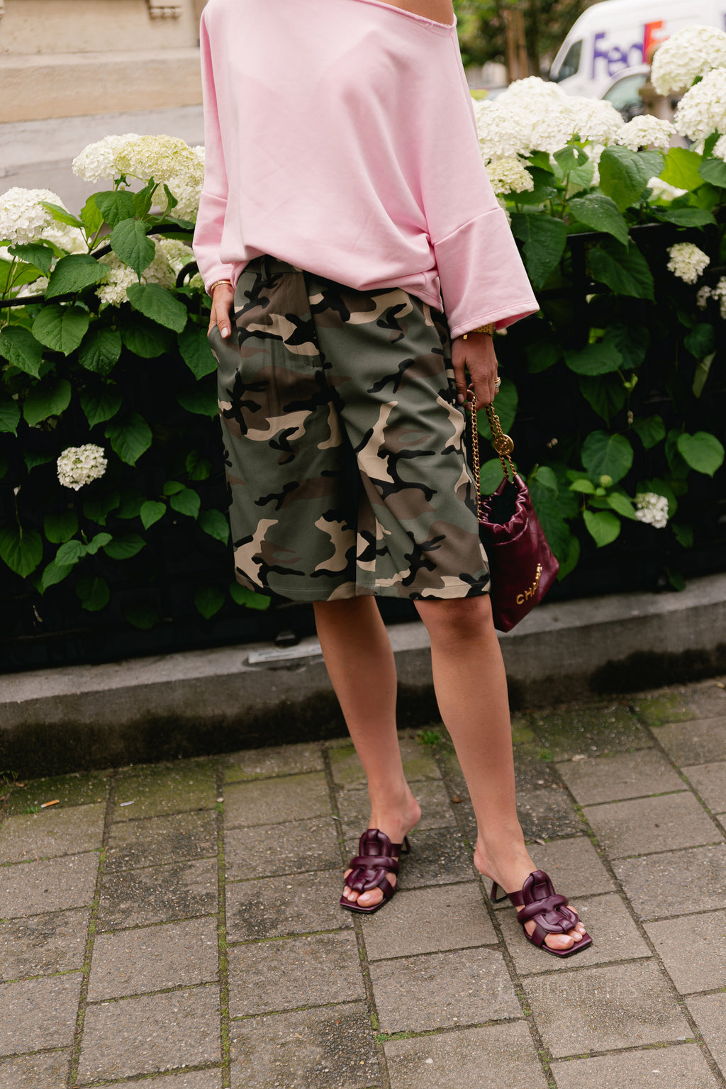Aily bermuda shorts camouflage print