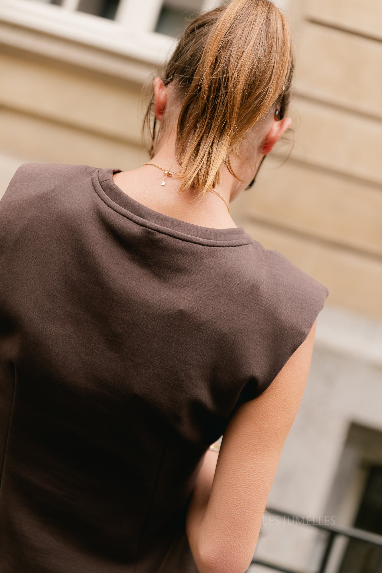 YASPina SL top chocolate brown