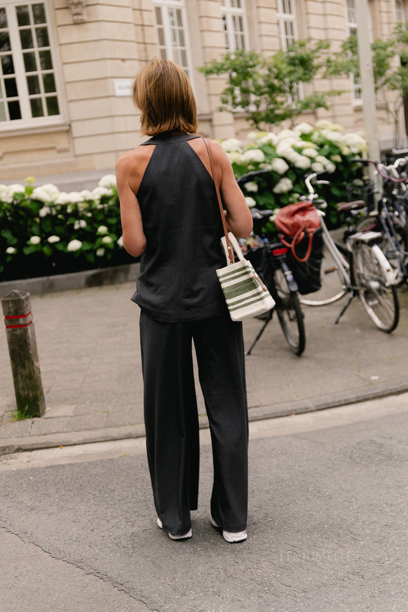 OBJCamly SL waistcoat dark grey melange