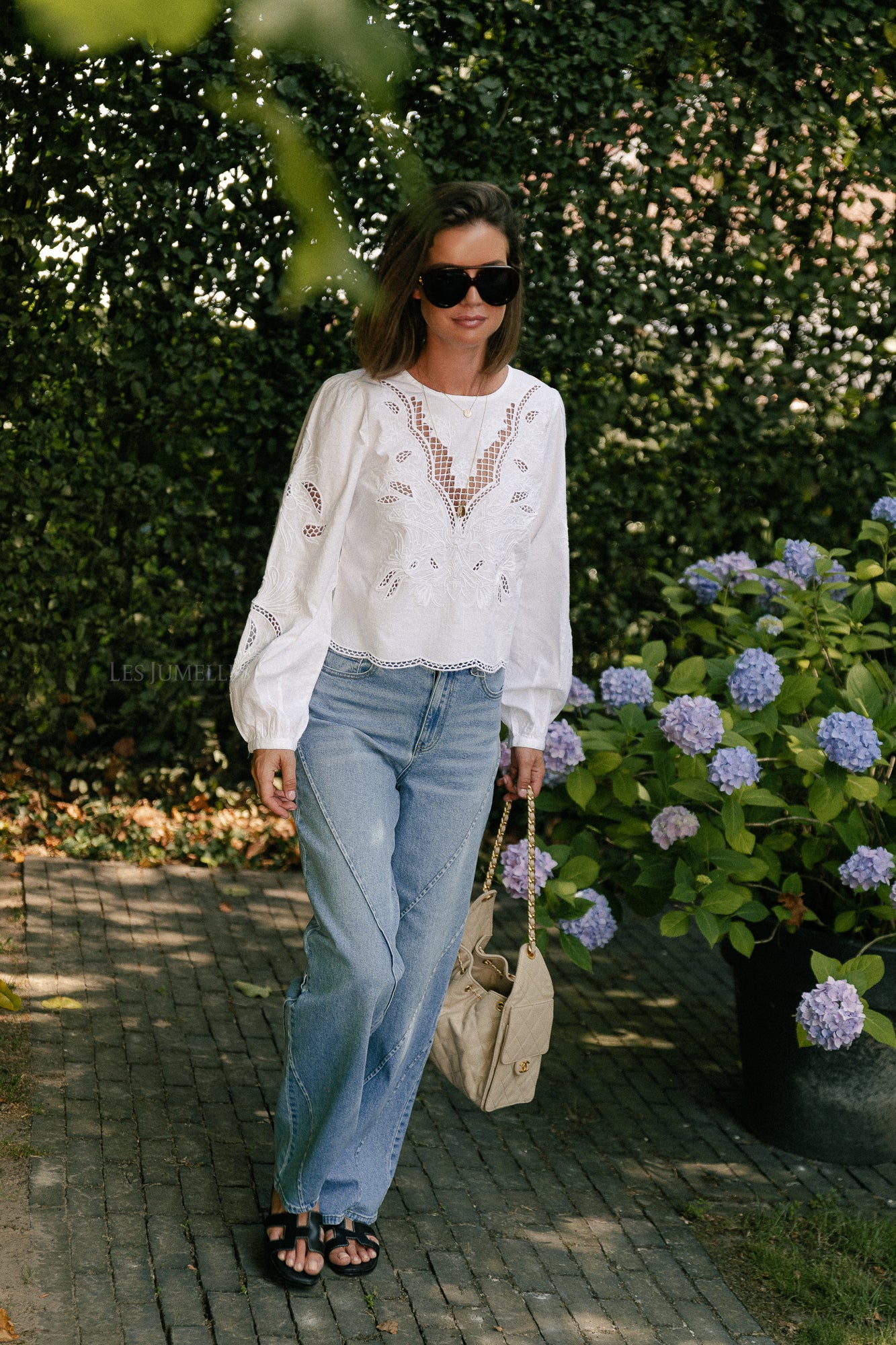 YASCeca HMW straight jeans medium blue denim
