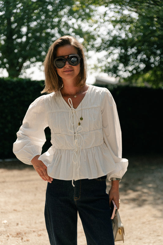 Les Jumelles YASEbba LS top star white