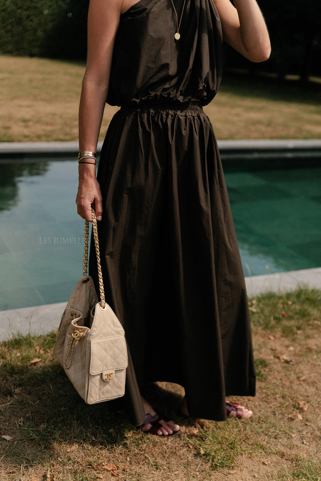 Fran long skirt hot chocolate