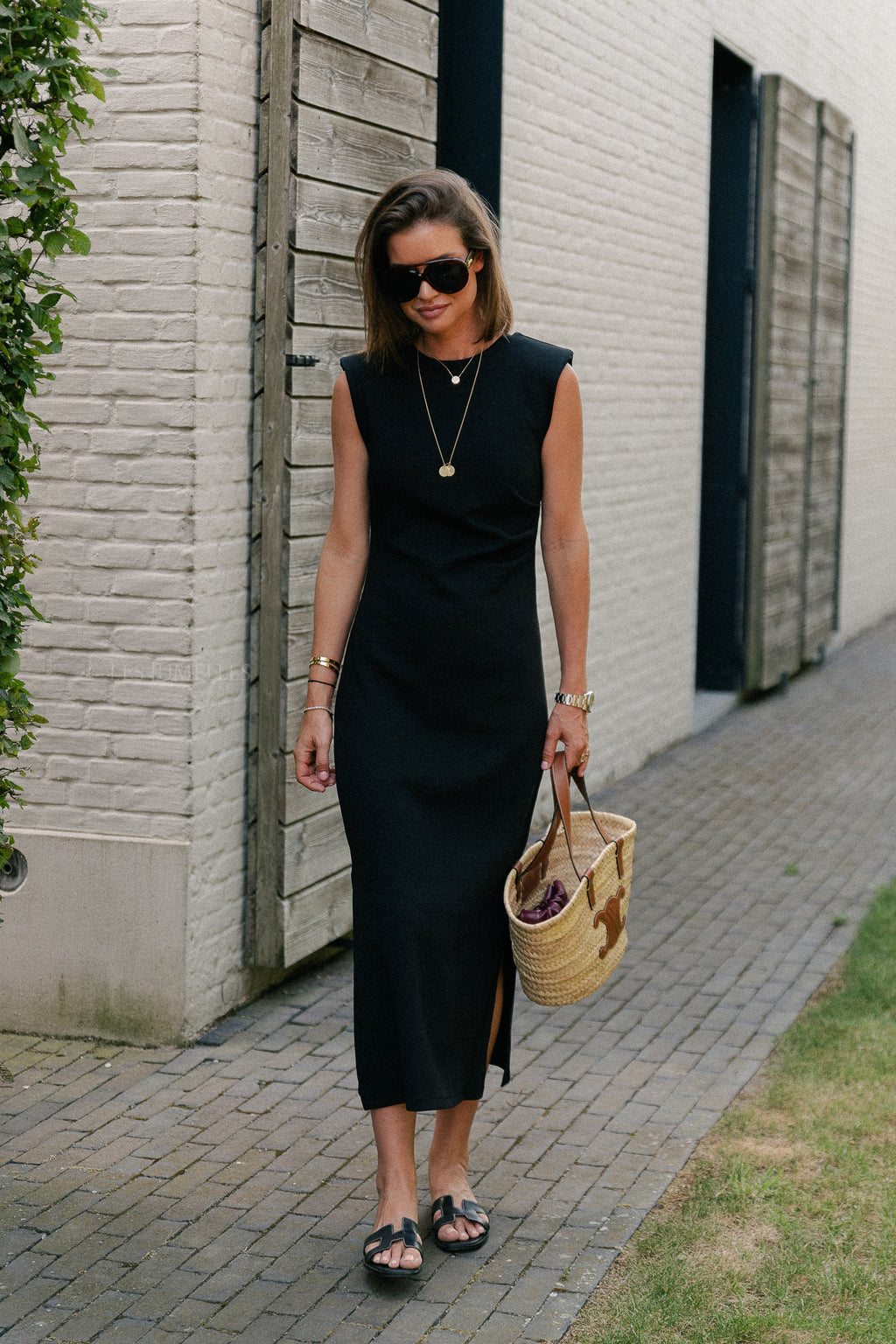 YASPina SL long dress black