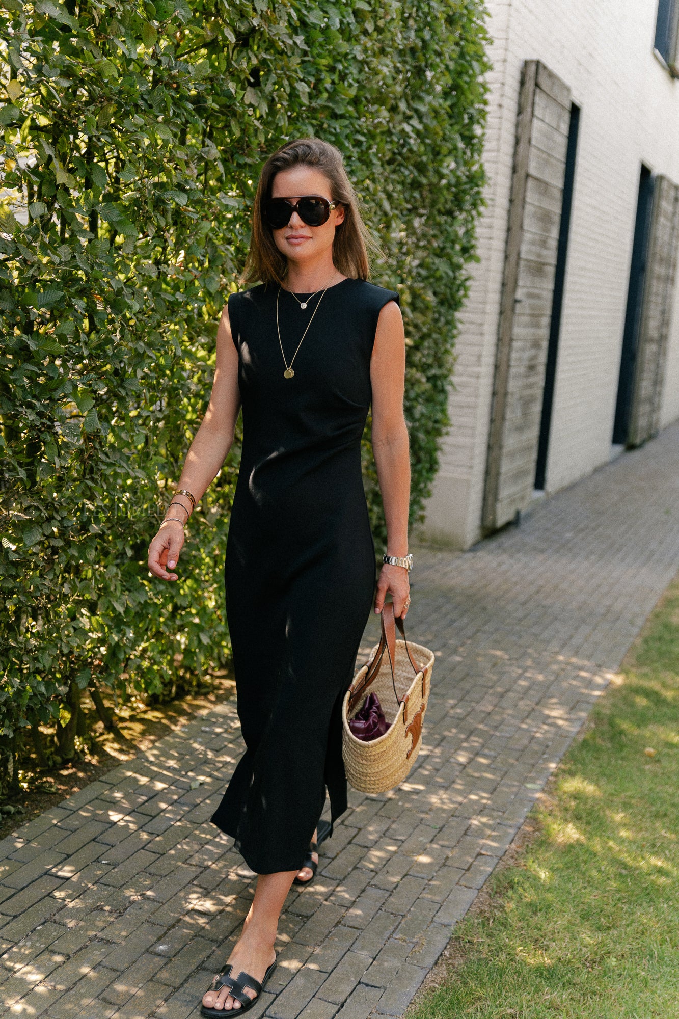 YASPina SL long dress black