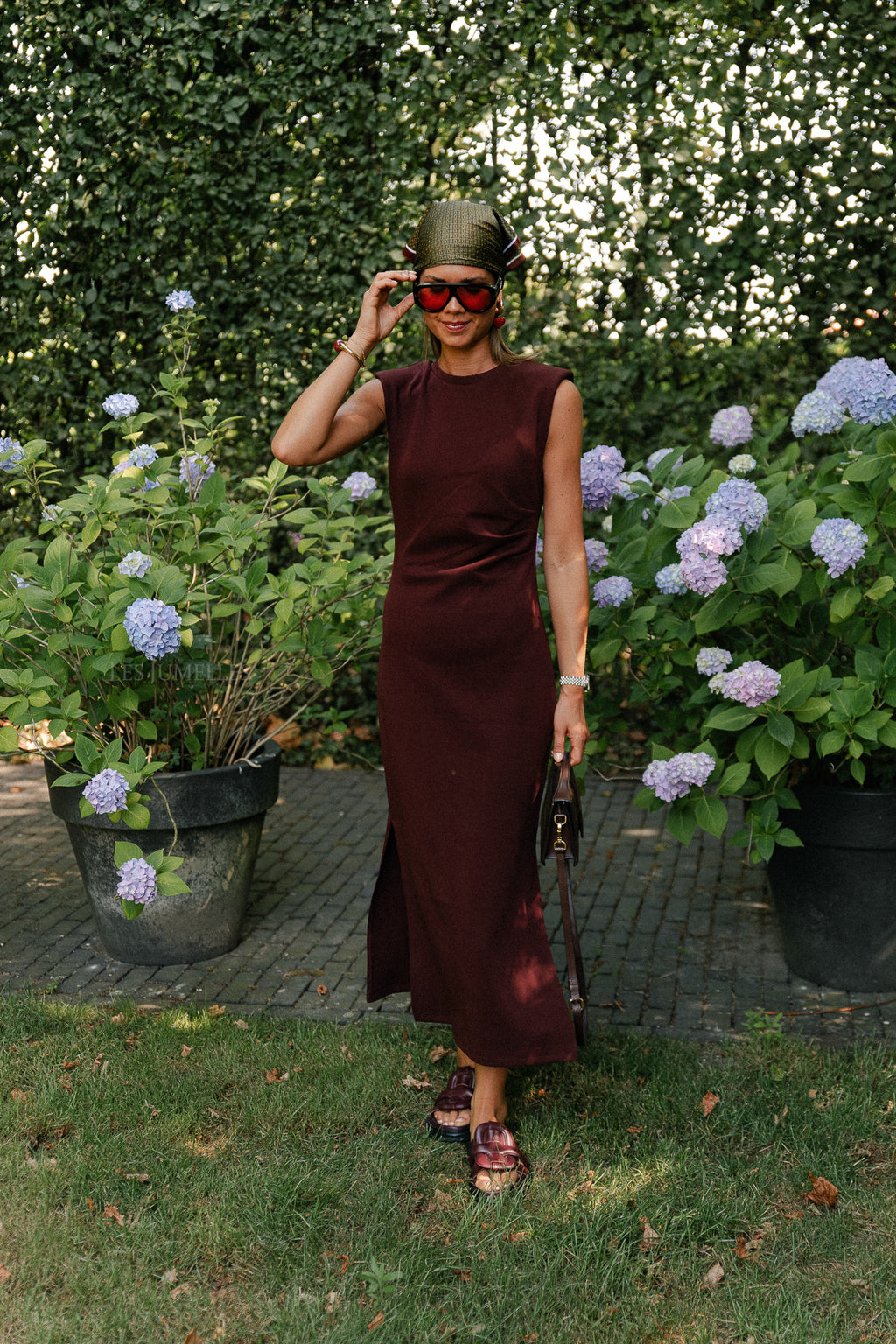 YASPina SL long dress port royale