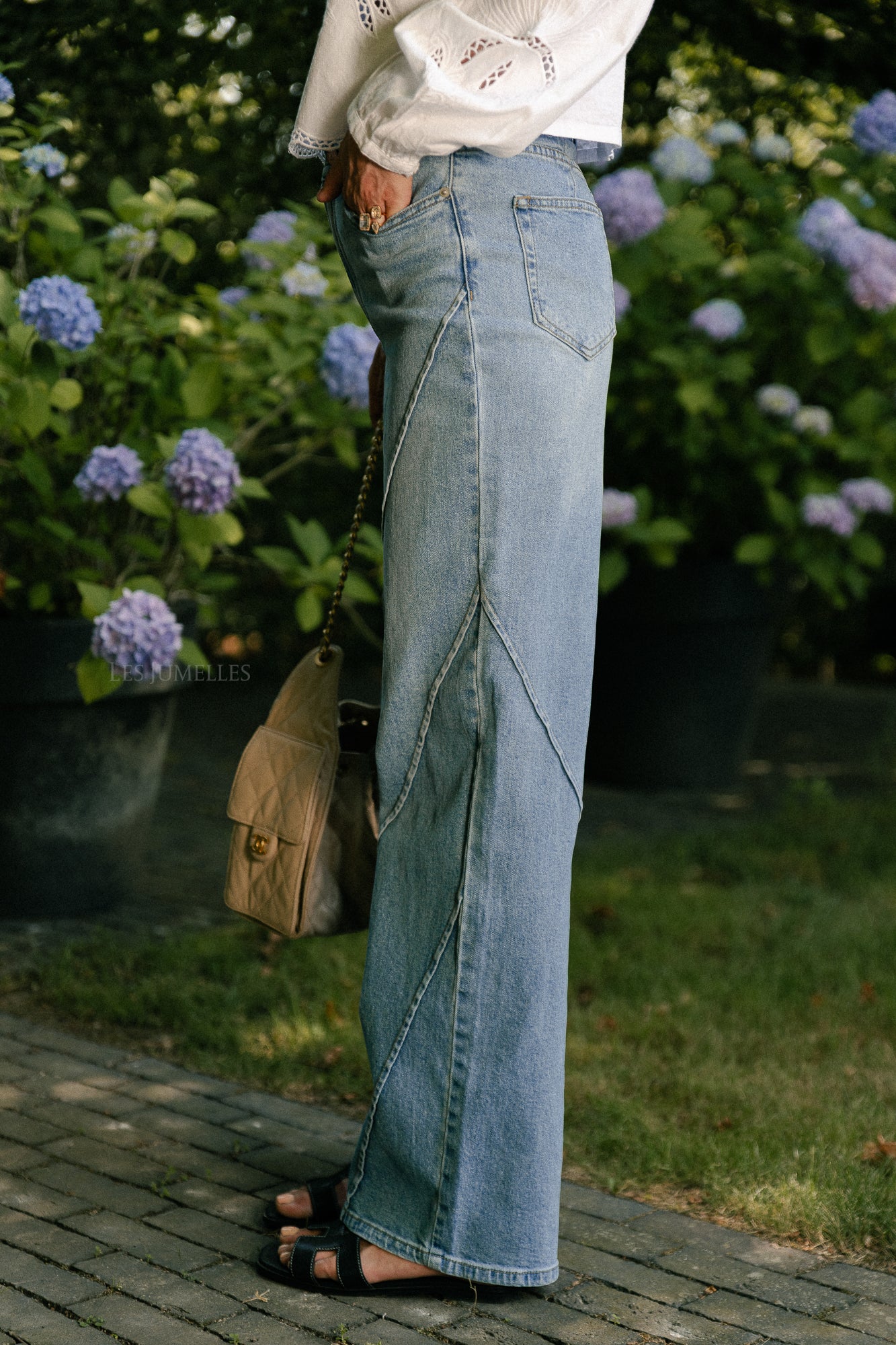 YASCeca HMW straight jeans medium blue denim