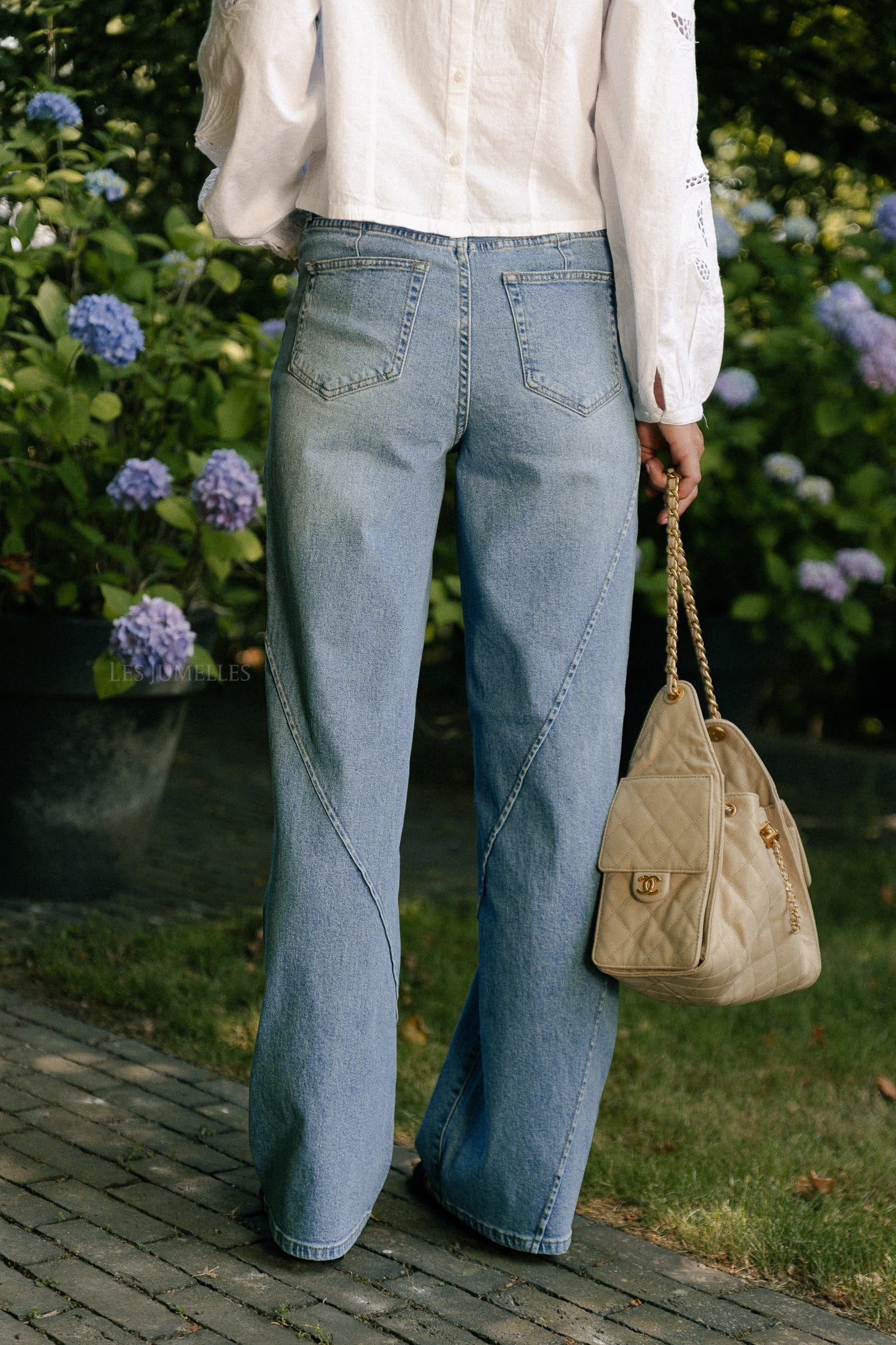 YASCeca HMW straight jeans medium blue denim