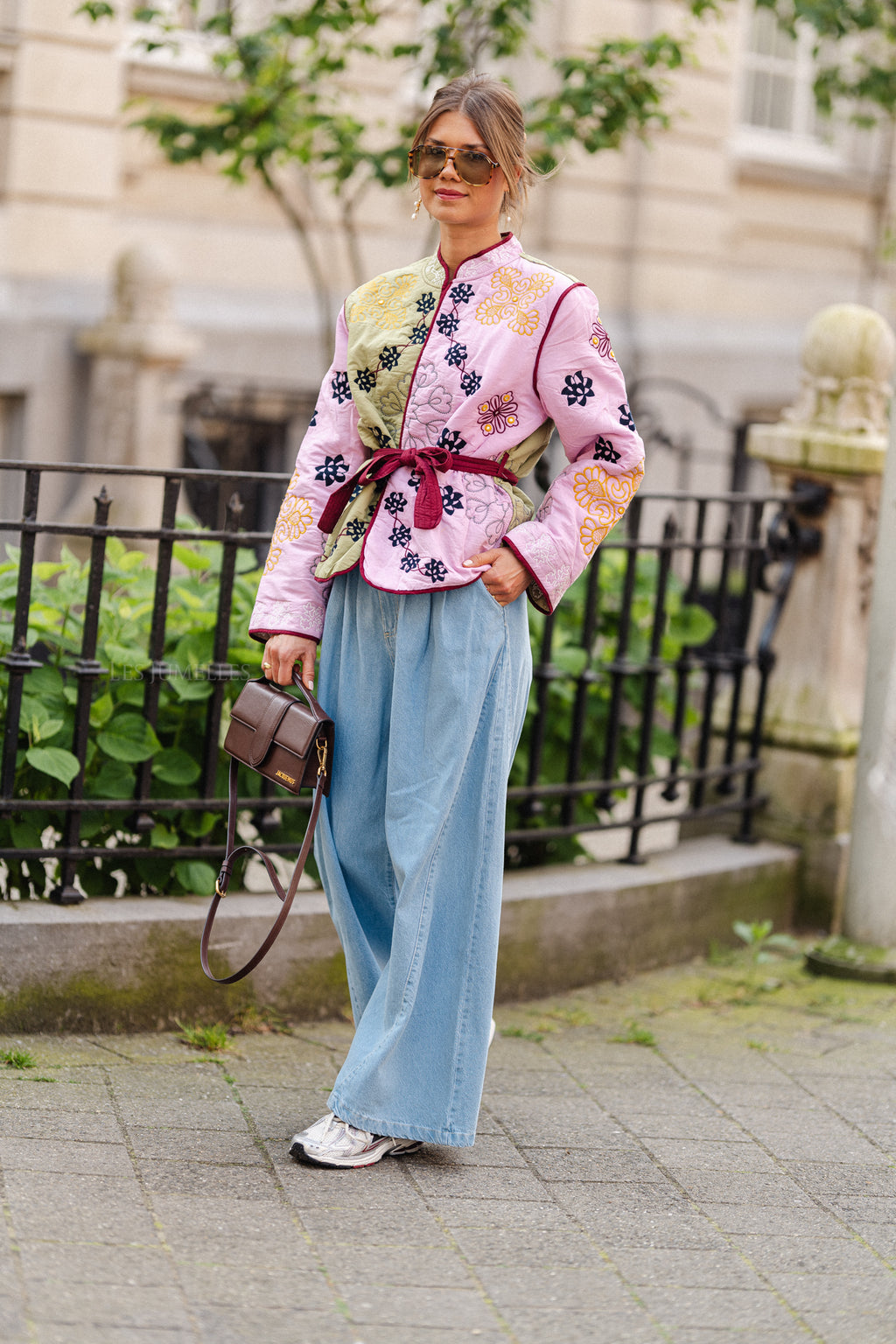 YasEmelia geborduurd jasje lila chiffon