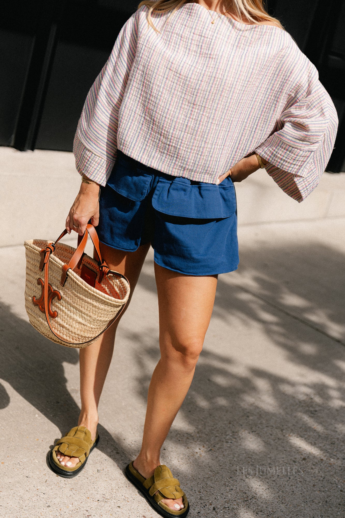 Alexandra balloon fit shorts true navy