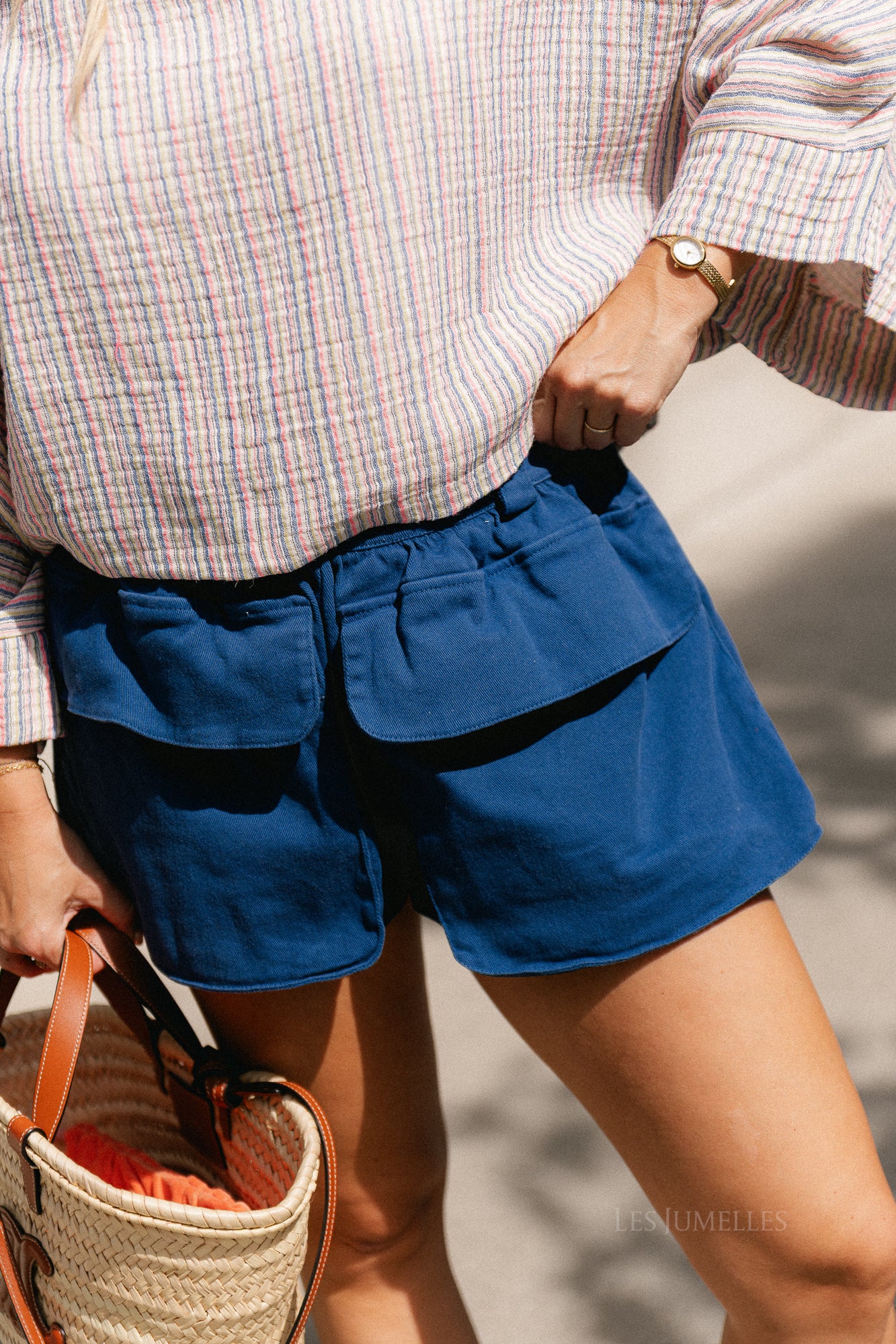 Alexandra balloon fit shorts true navy