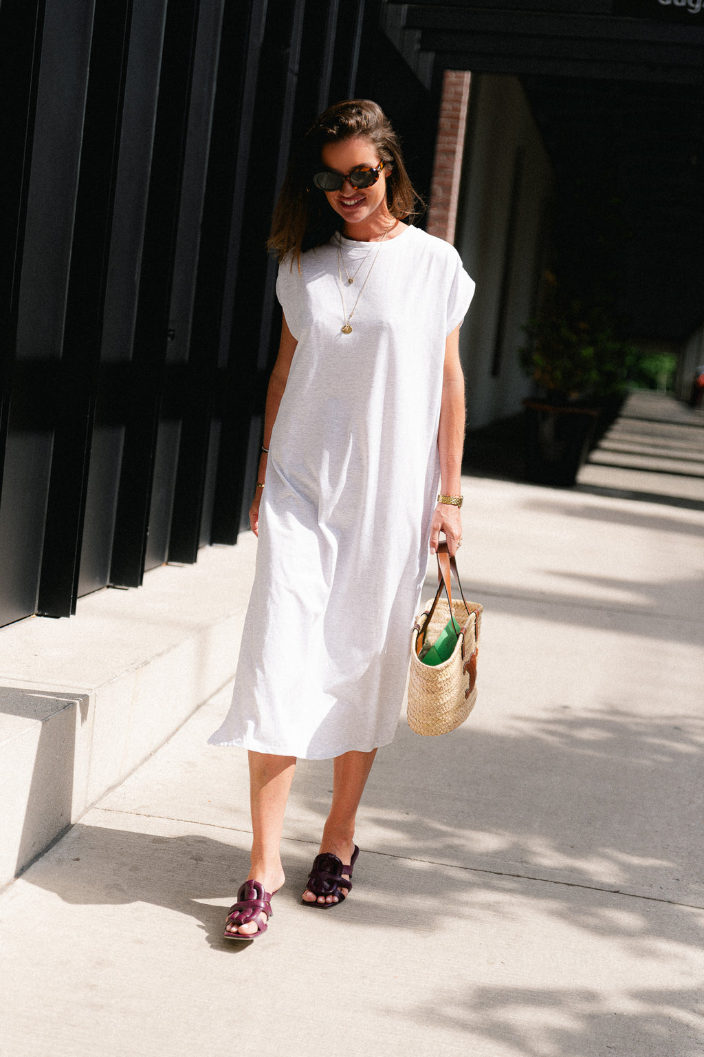 Thea T-shirt dress grey