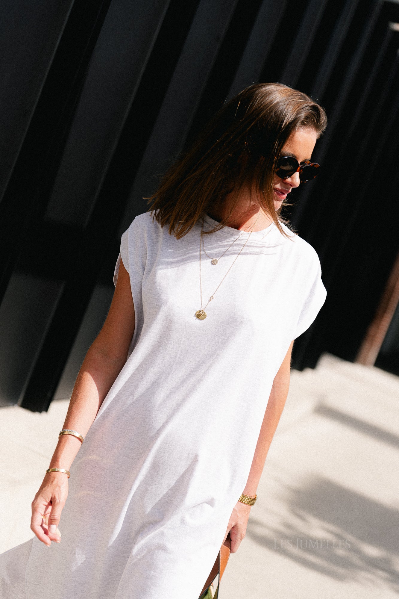 Thea T-shirt dress grey