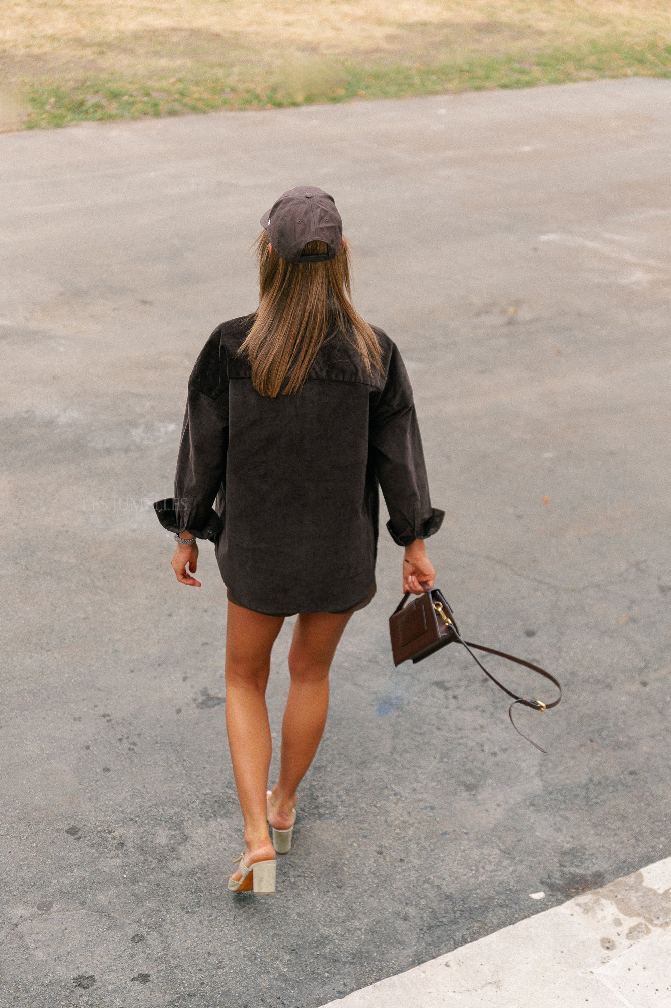 SLFRuna corduroy shirt chocolate torte