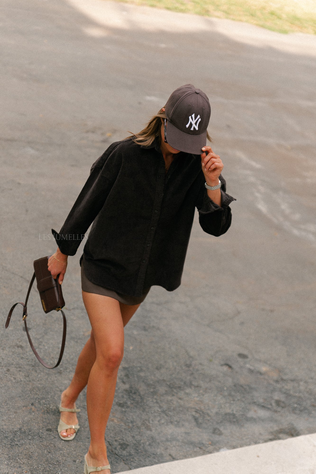 SLFRuna corduroy shirt chocolate torte
