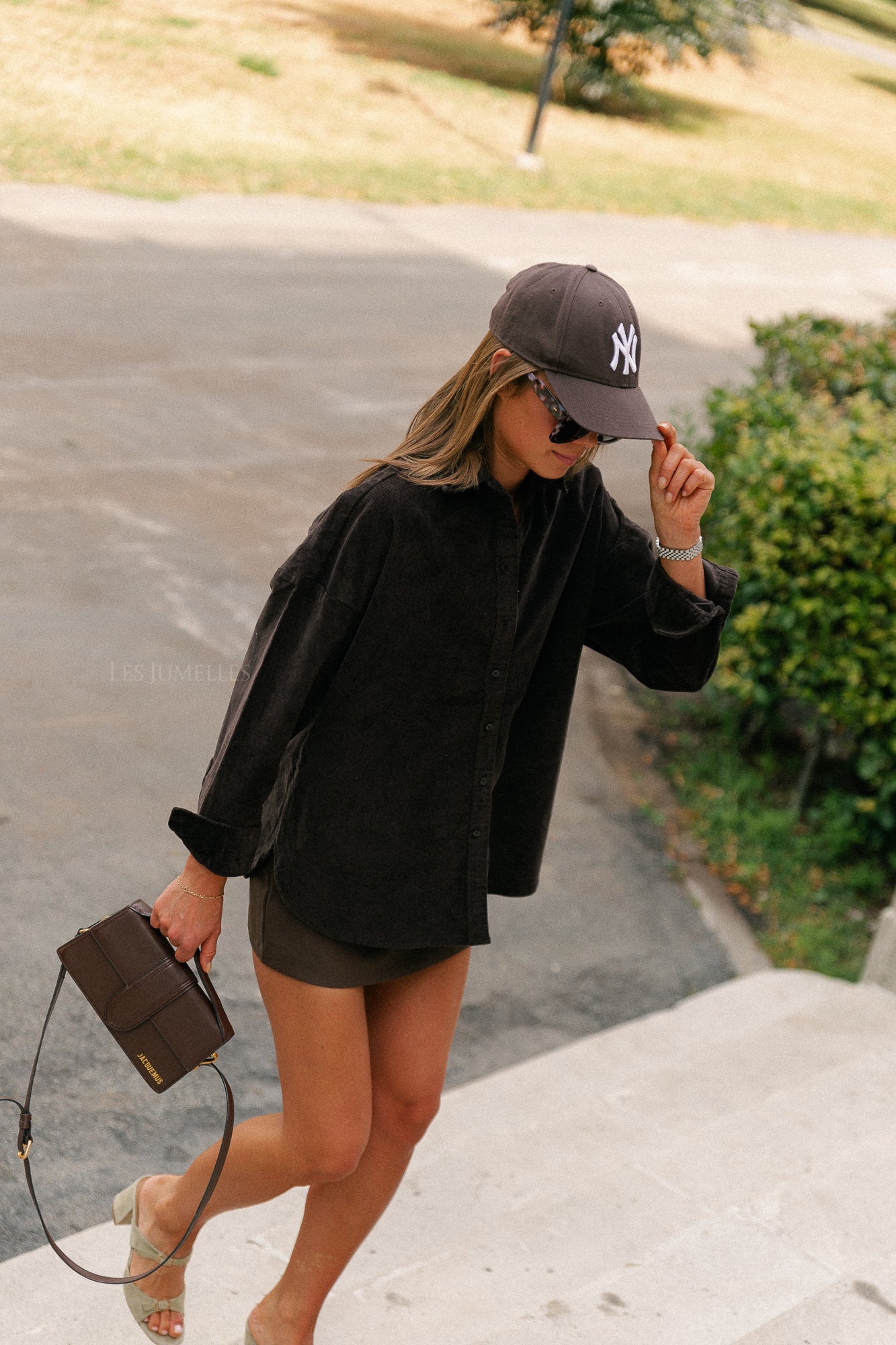 SLFRuna corduroy shirt chocolate torte