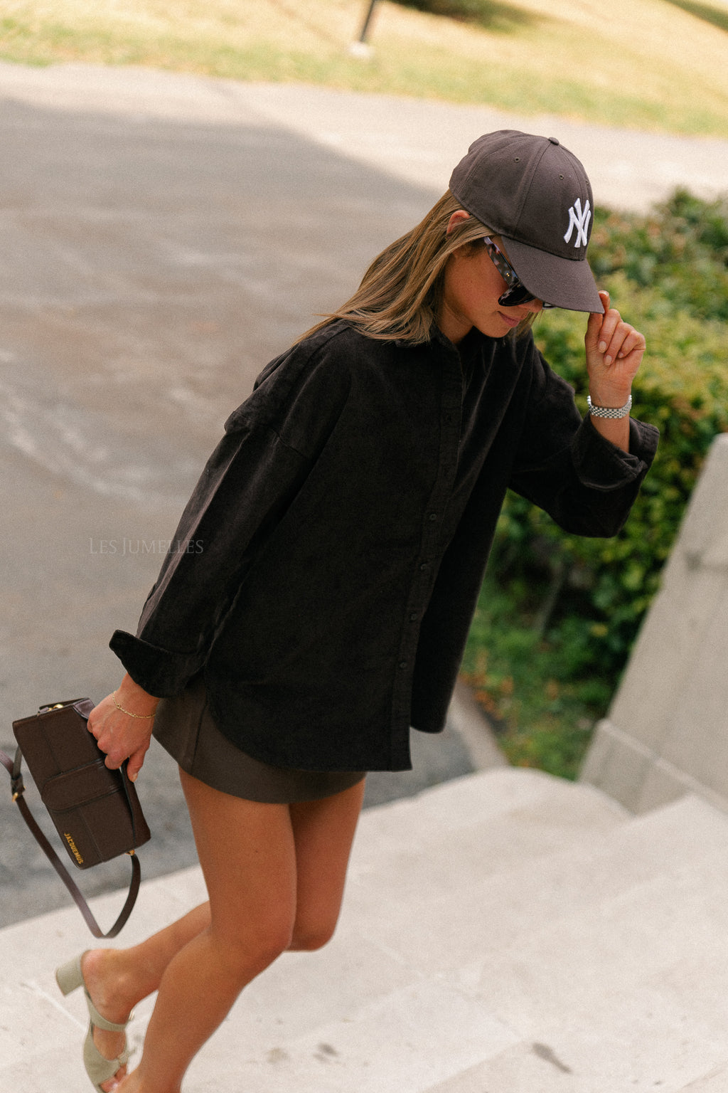 SLFRuna corduroy shirt chocolate torte