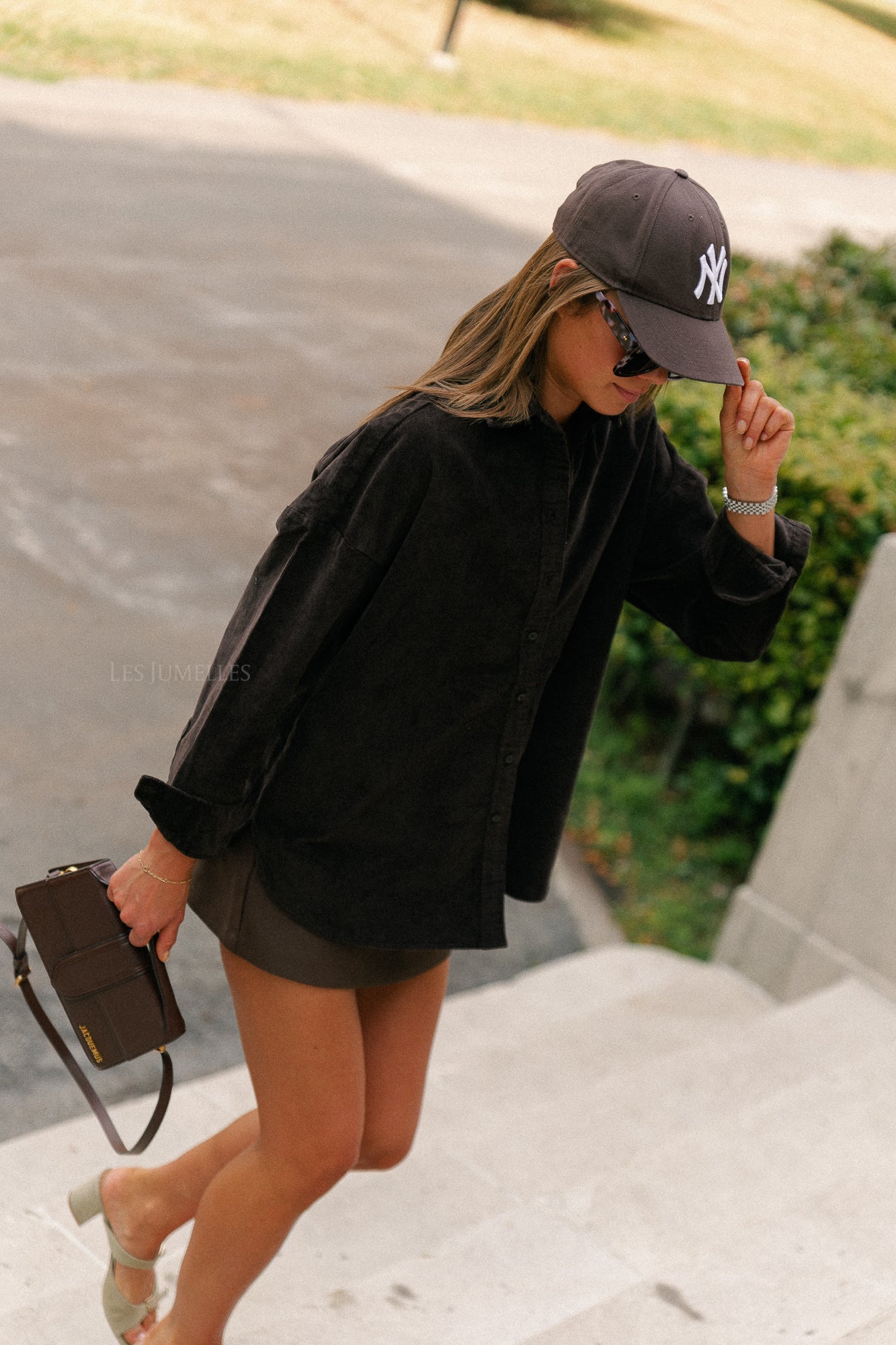 SLFRuna corduroy shirt chocolate torte