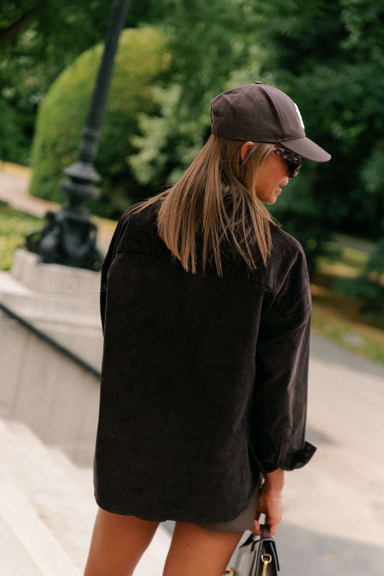 SLFRuna corduroy shirt chocolate torte