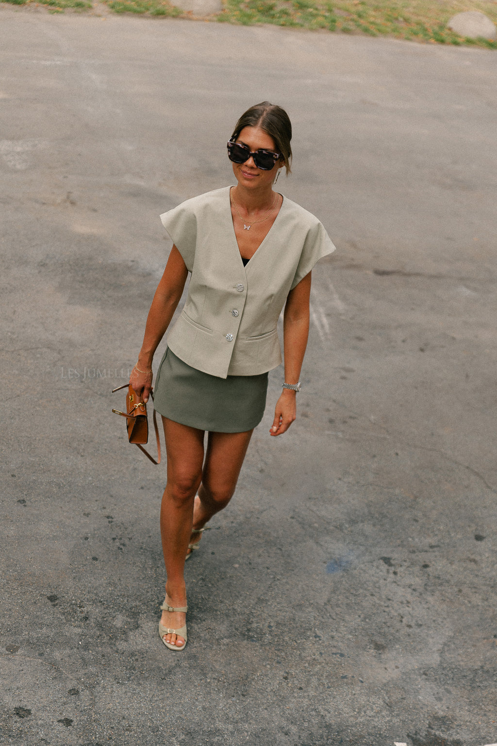 Chloe skort olive