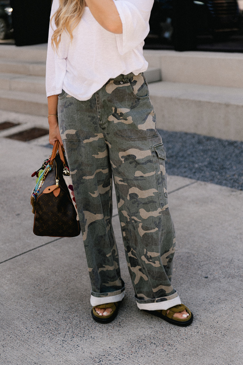 Caby camouflage cargo jeans