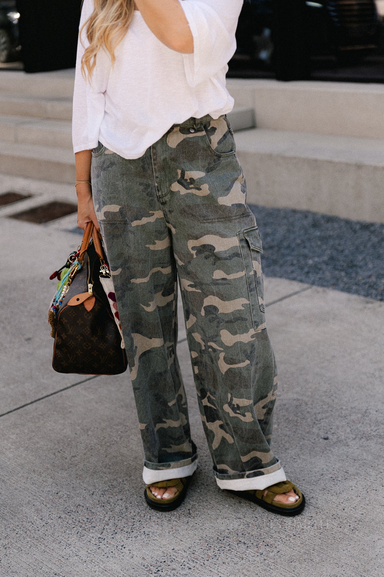 Caby camouflage cargo jeans