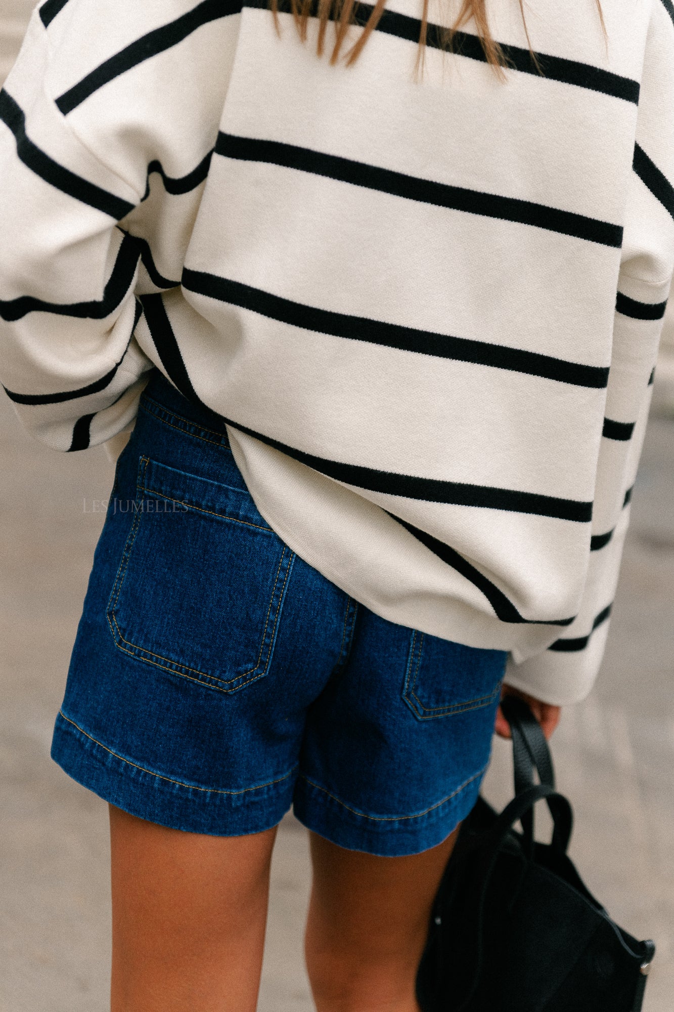 YASNema HMW denim shorts medium blue denim