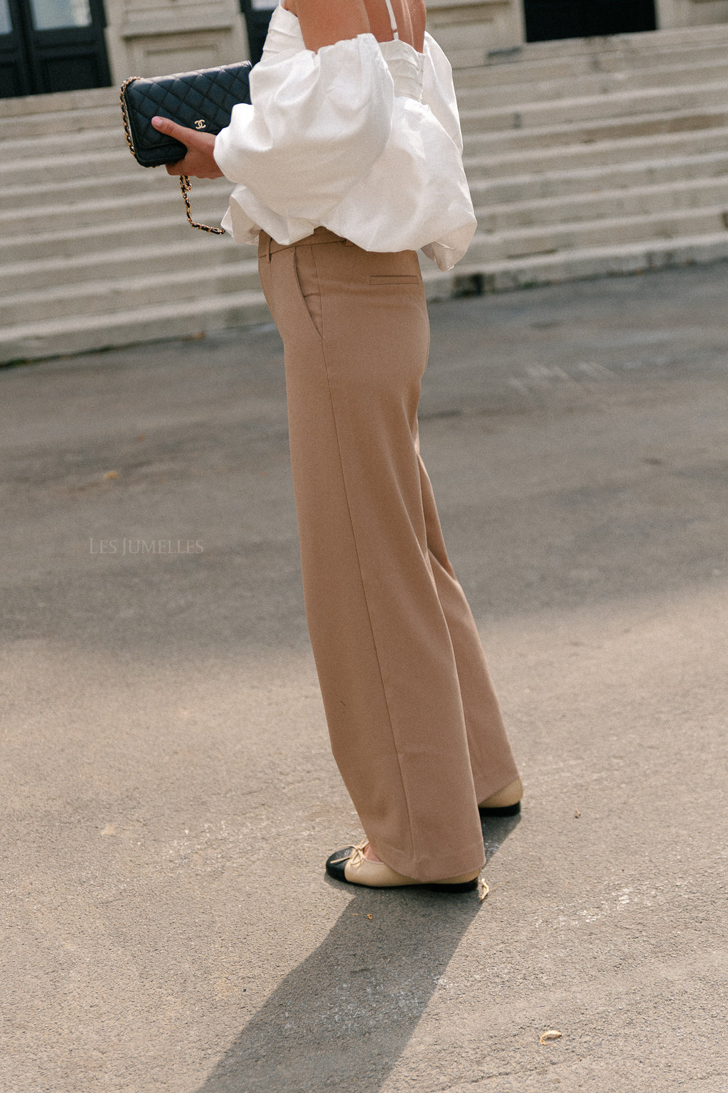OBJLisa wide pant tannin