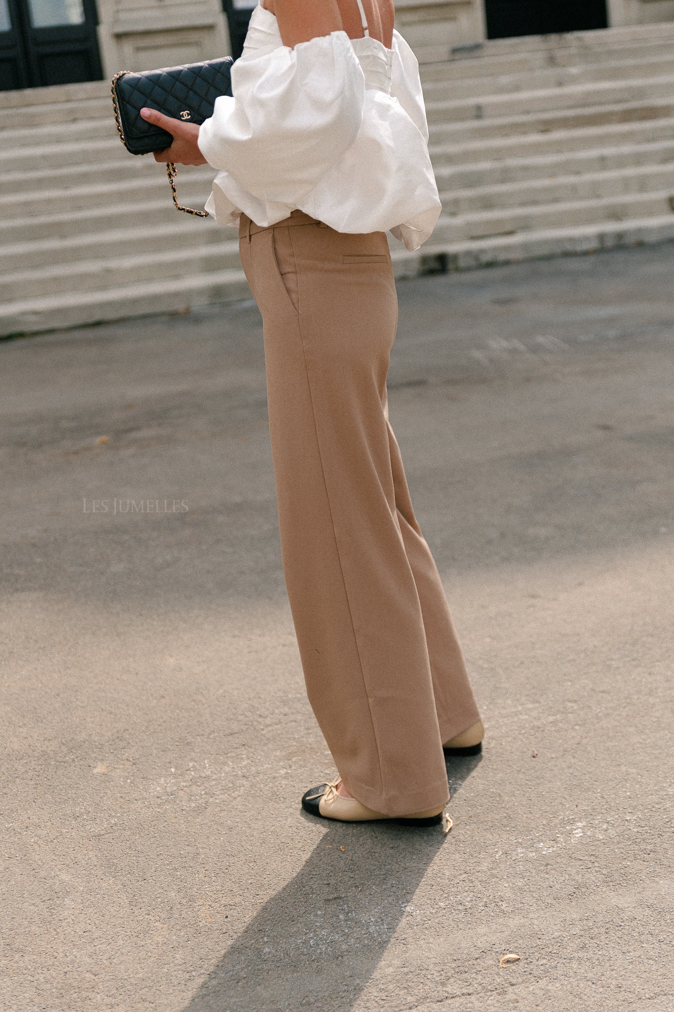 OBJLisa wide pant tannin