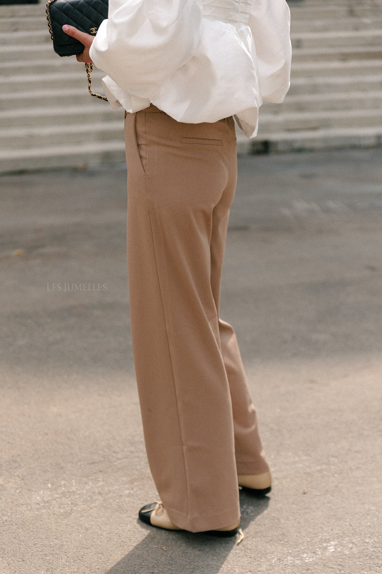 OBJLisa wide pant tannin