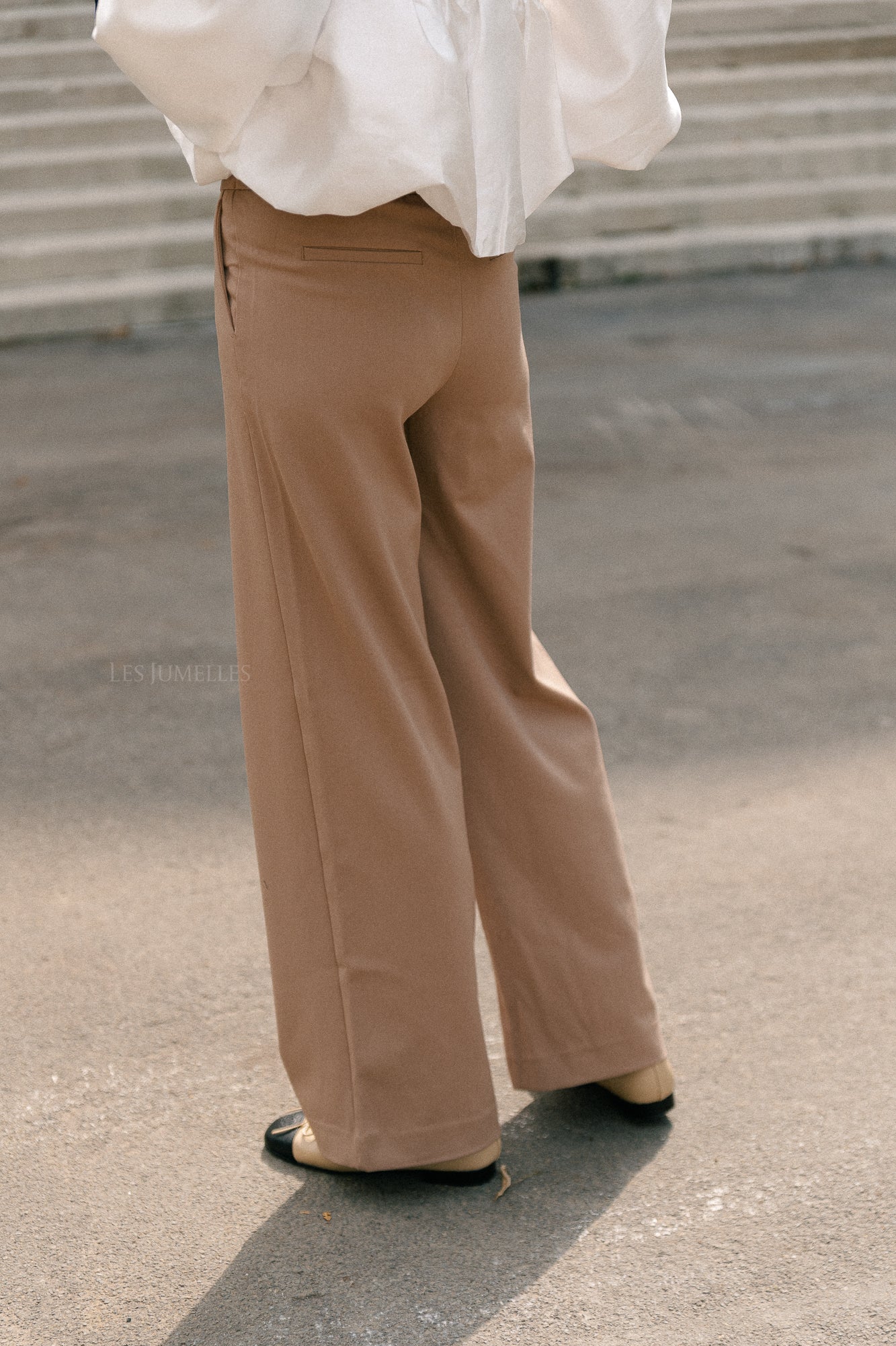 OBJLisa wide pant tannin