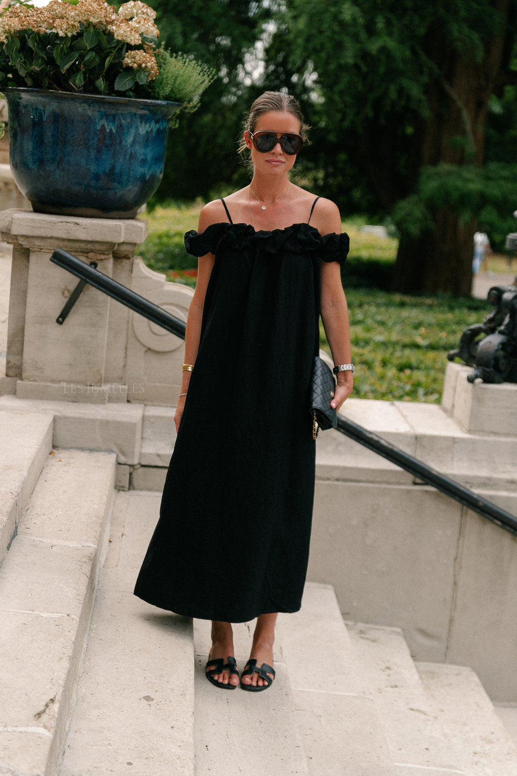 Cato long dress black