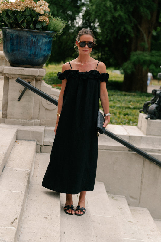 Les Jumelles Cato long dress black