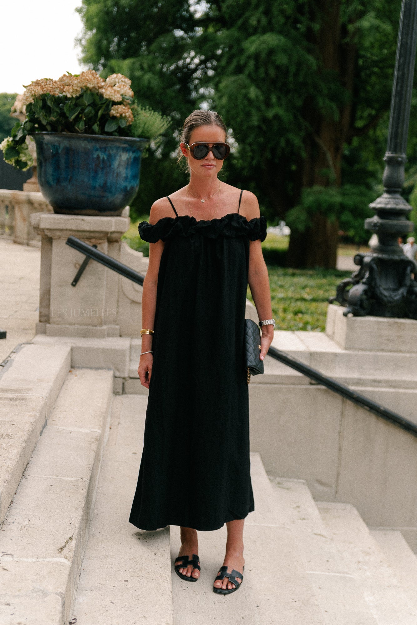 Cato long dress black