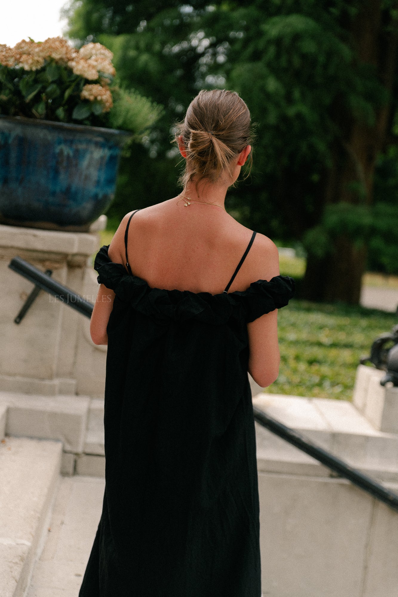 Cato long dress black