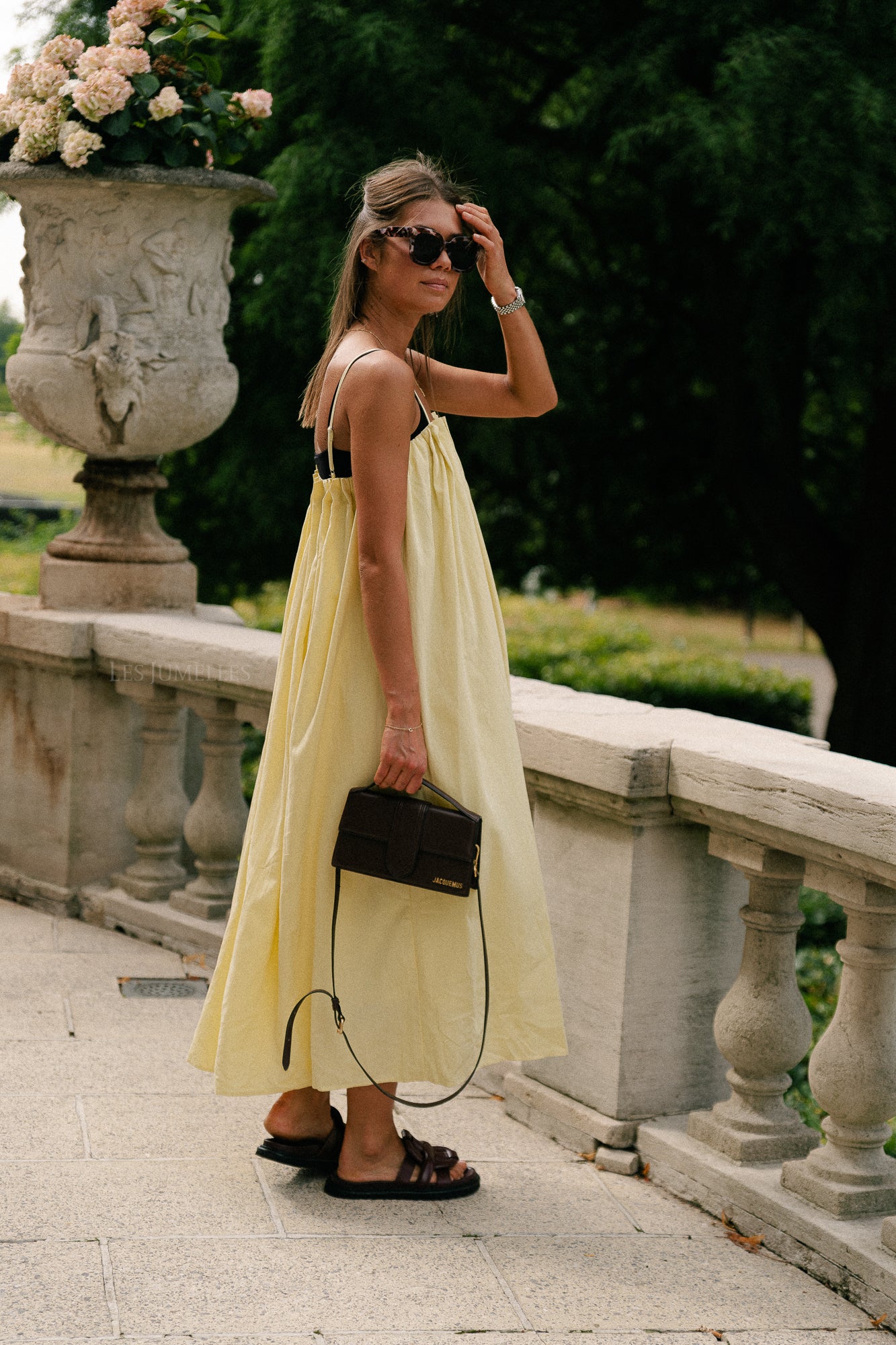 Caroline long dress yellow
