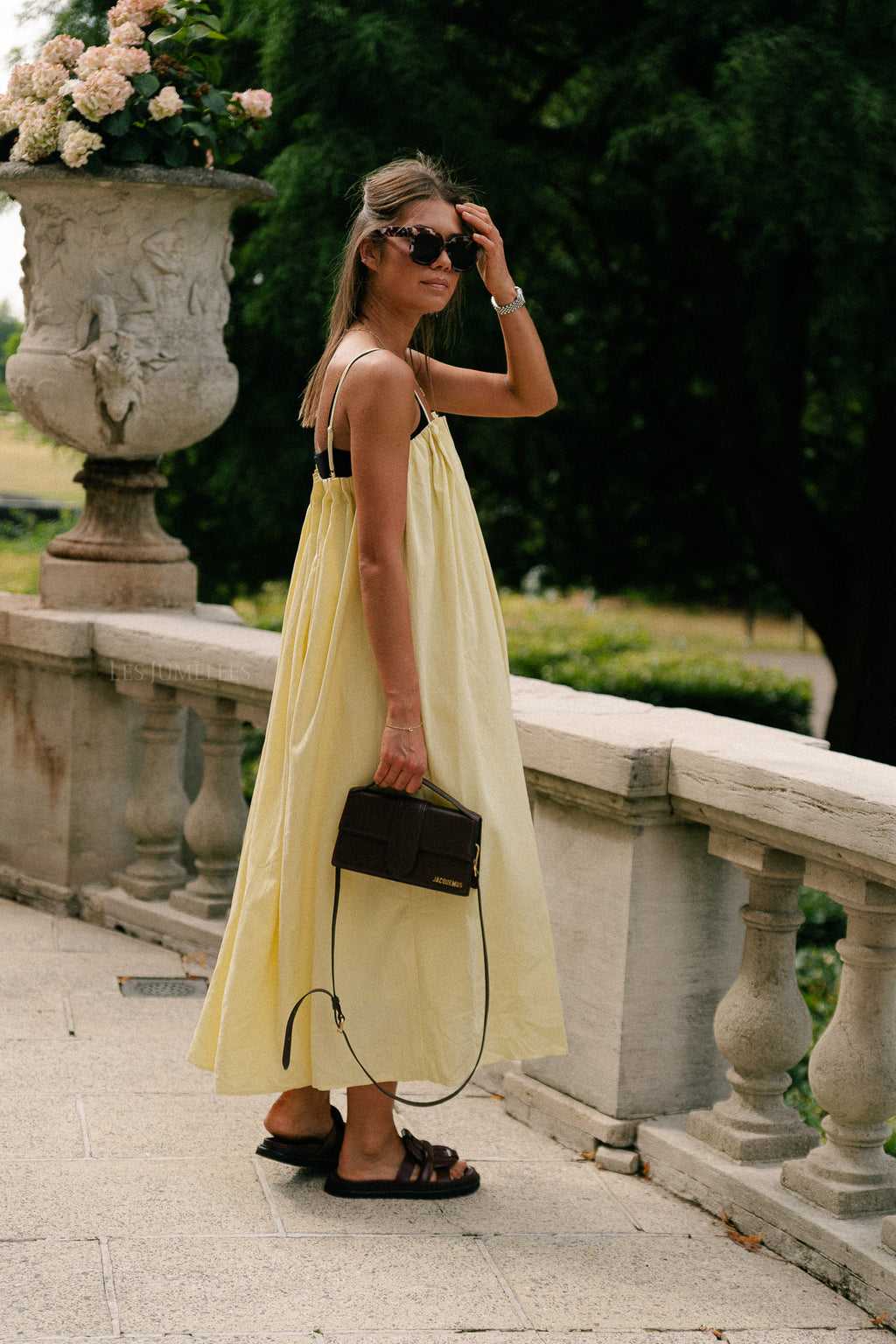 Caroline long dress yellow