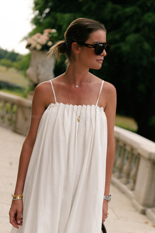 Les Jumelles Caroline long dress white