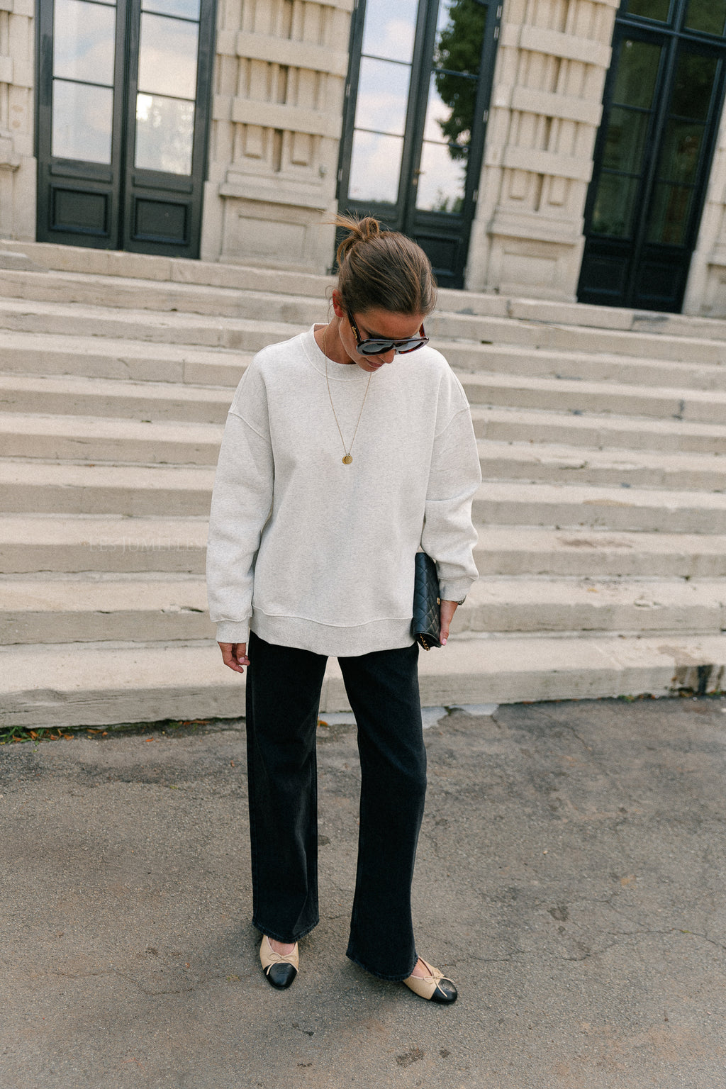 SLFwide Bea-Kori HW jeans black denim