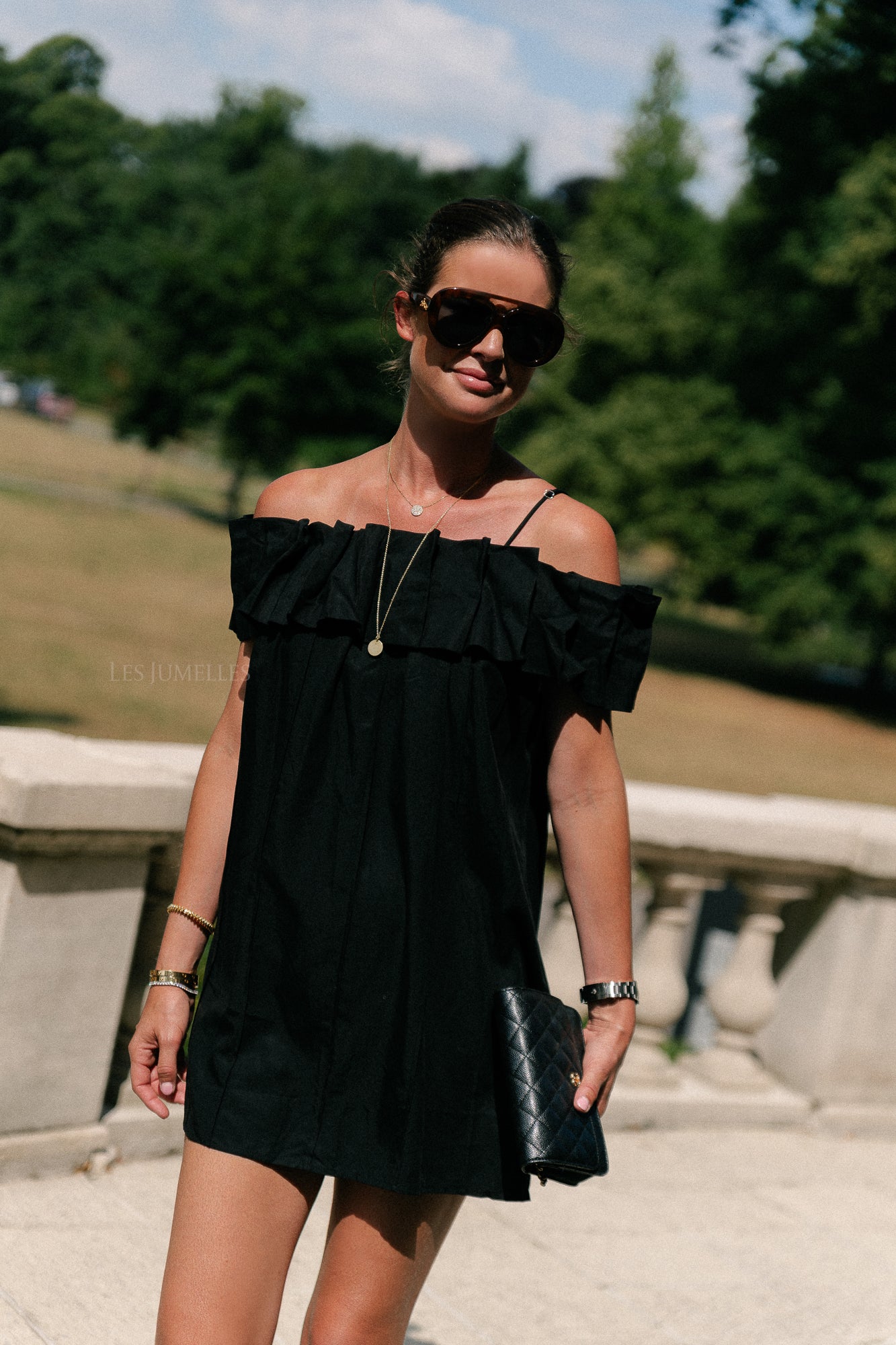 Zoë short dress black