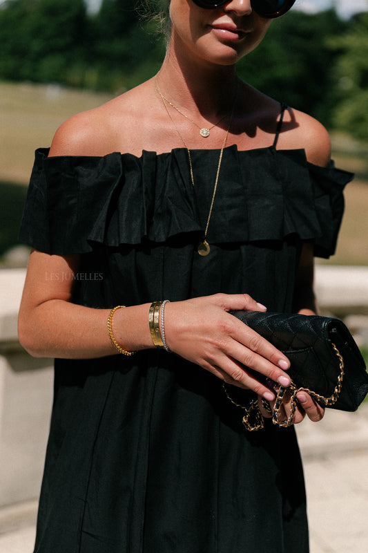 Les Jumelles Zoë short dress black