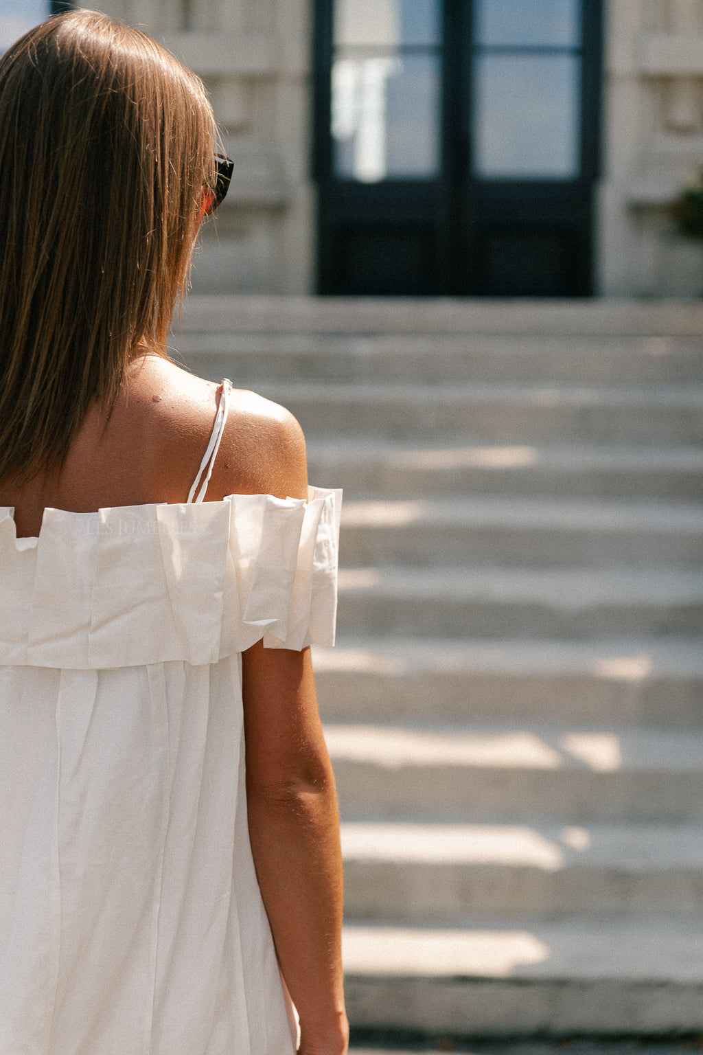 Zoë short dress white