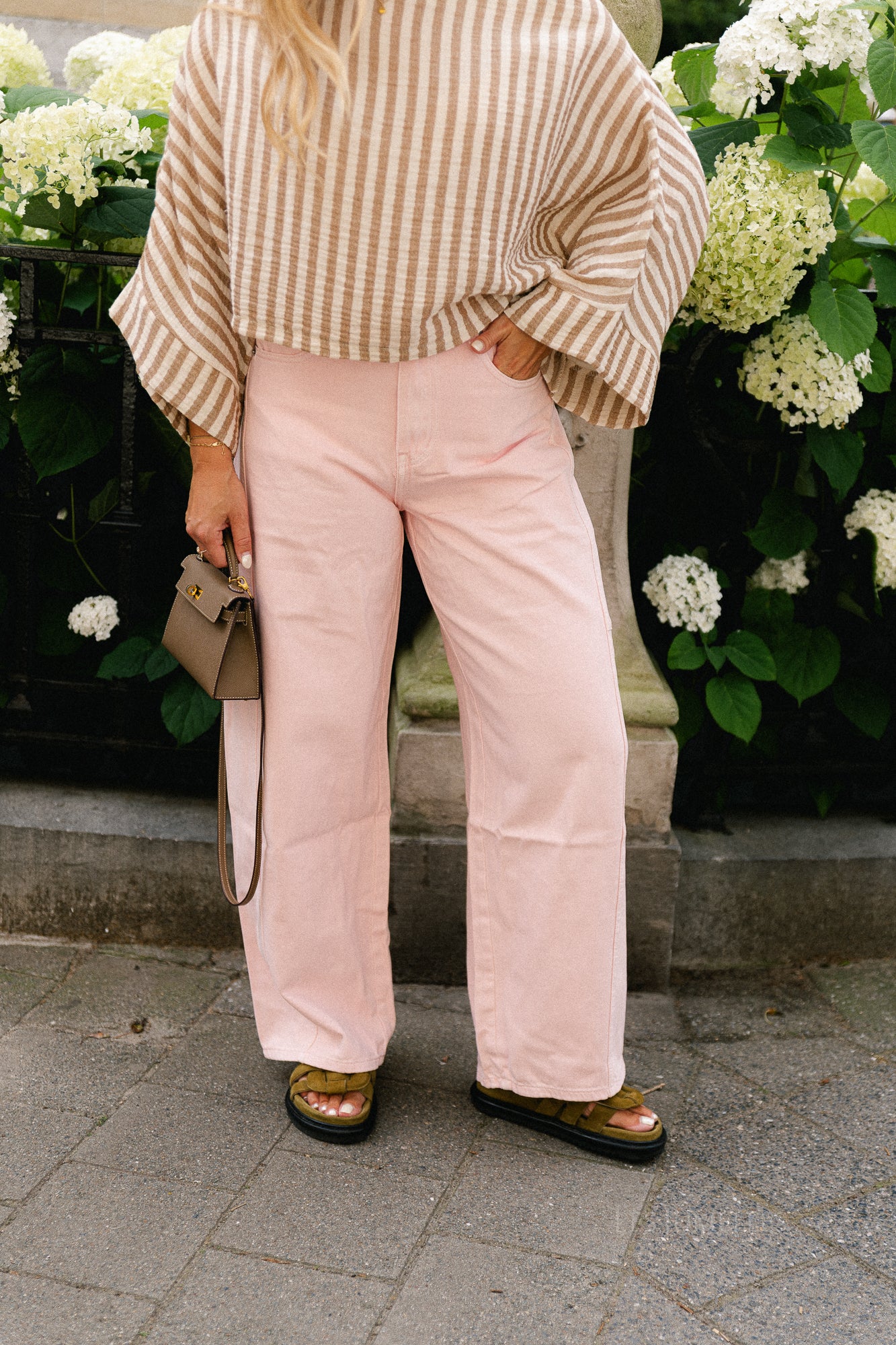 Laurie barrel fit jeans pink
