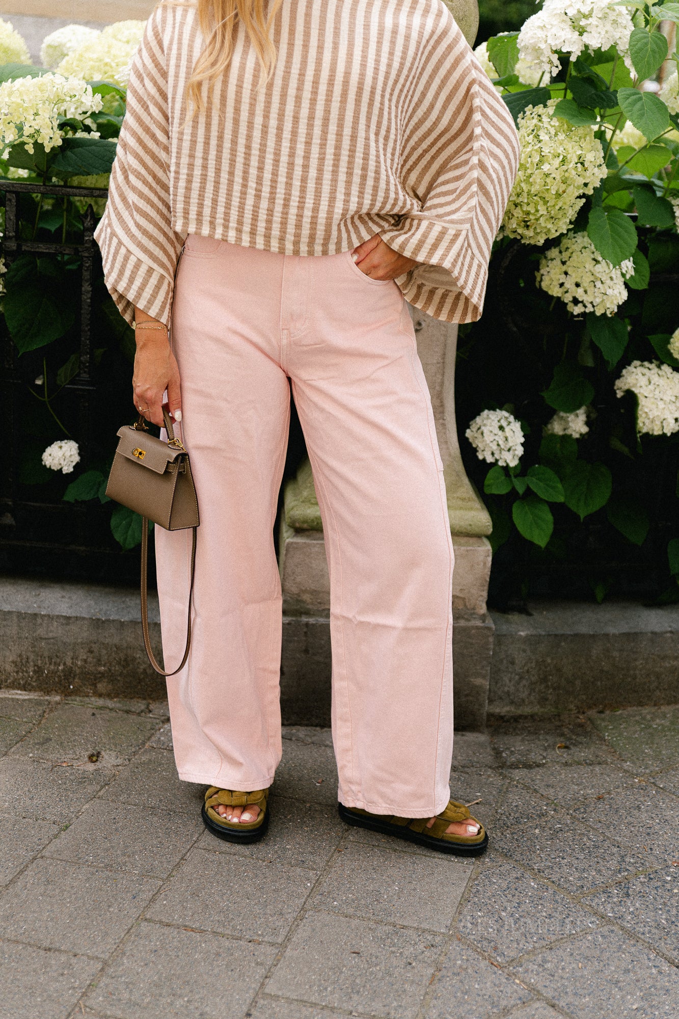 Laurie barrel fit jeans pink