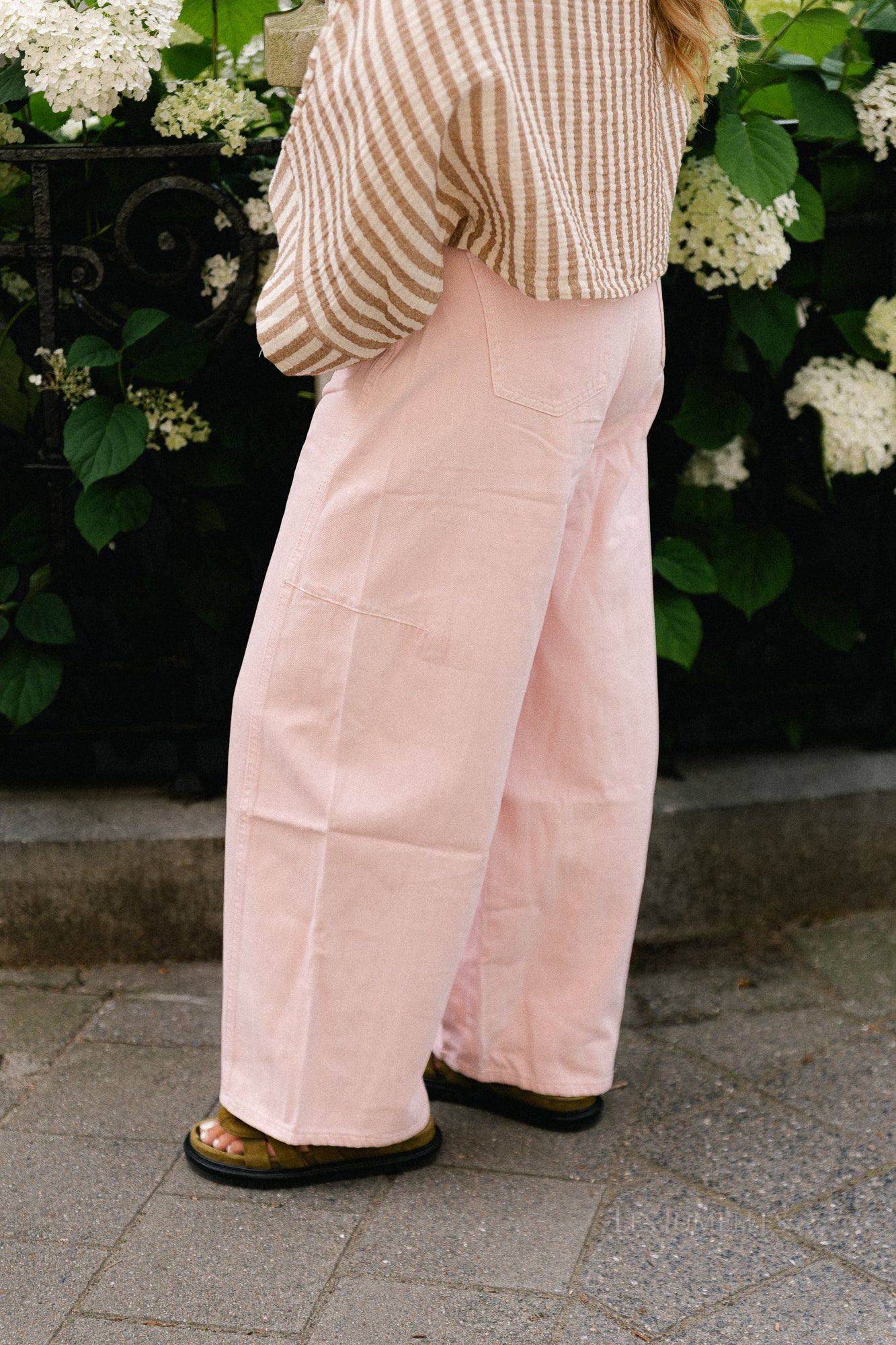 Laurie barrel fit jeans pink