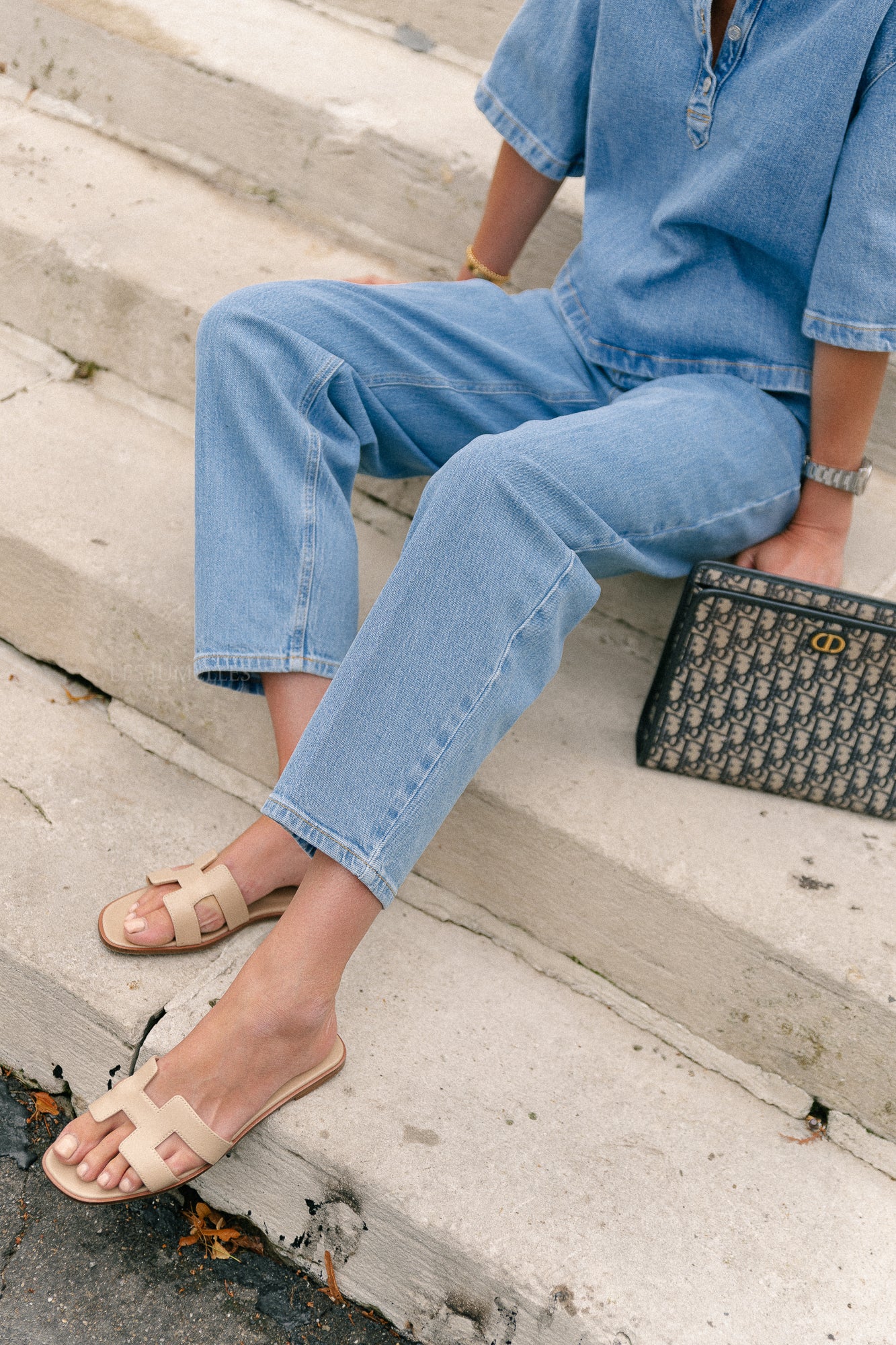 SLFBarrel Liva-Kori HW jeans light blue denim