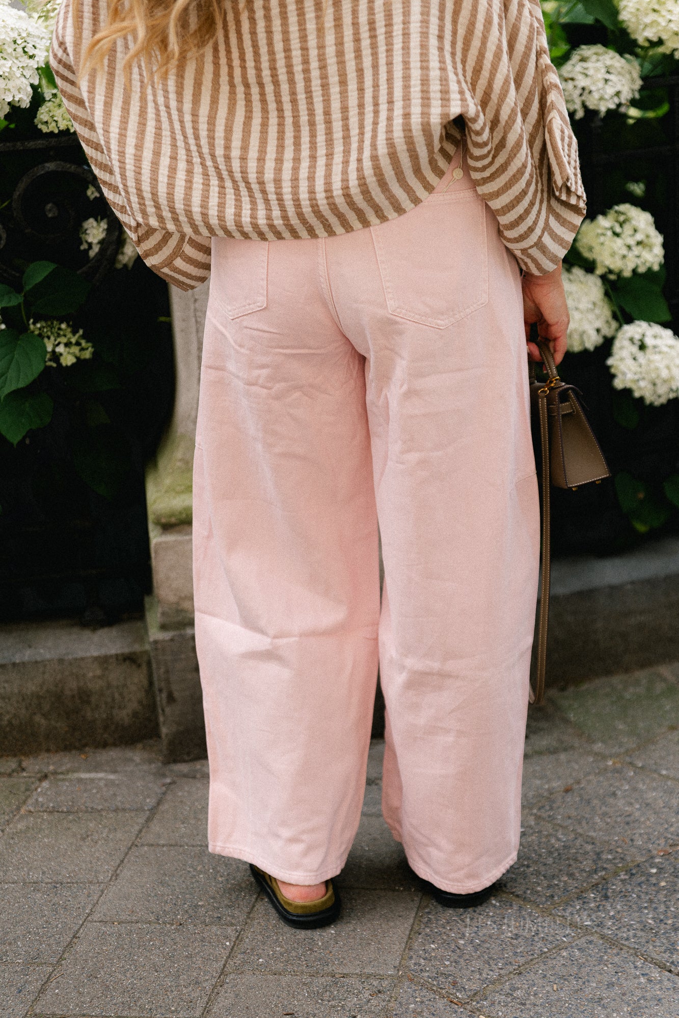 Laurie barrel fit jeans pink