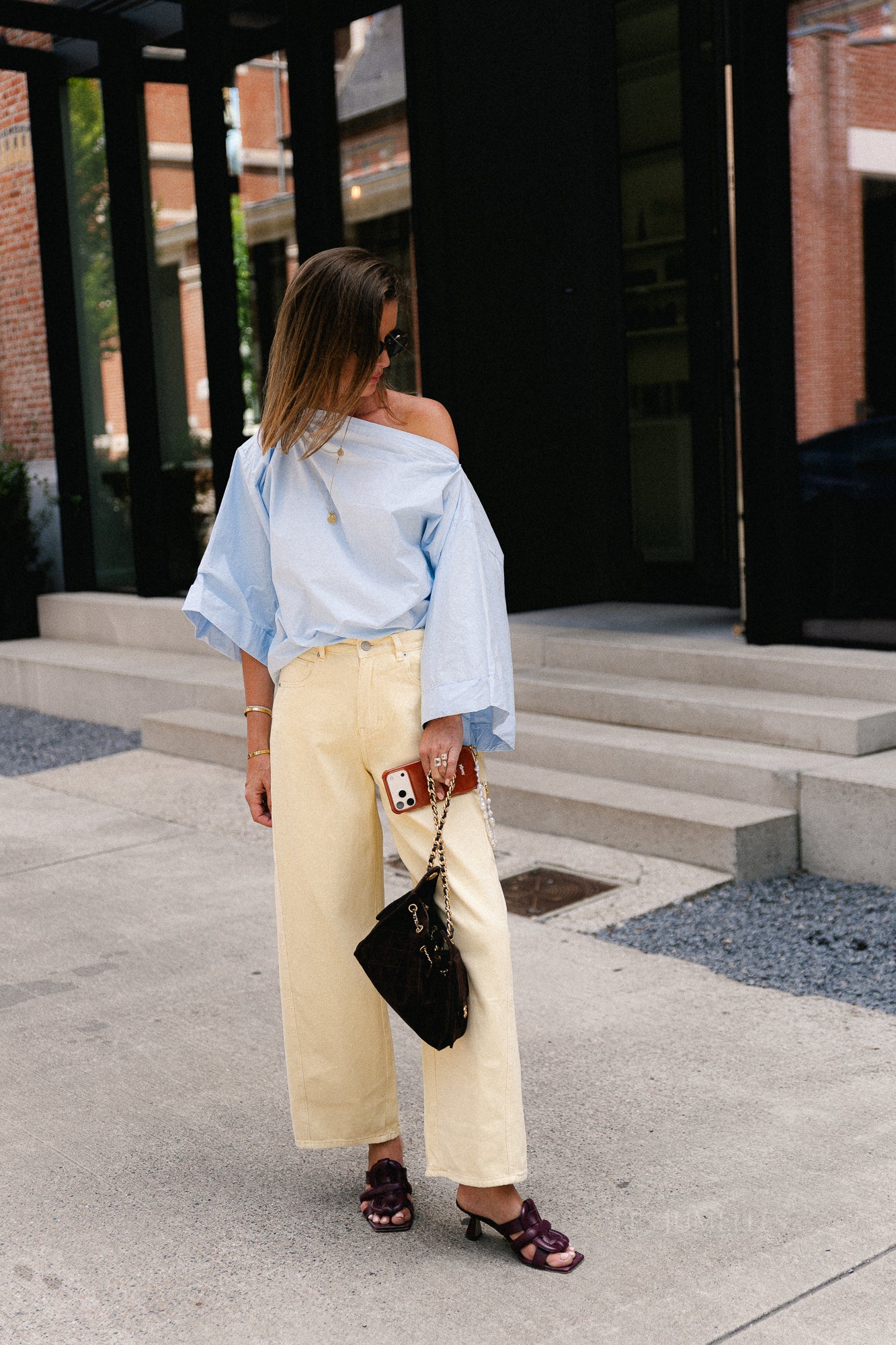 Laurie barrel fit jeans butter yellow
